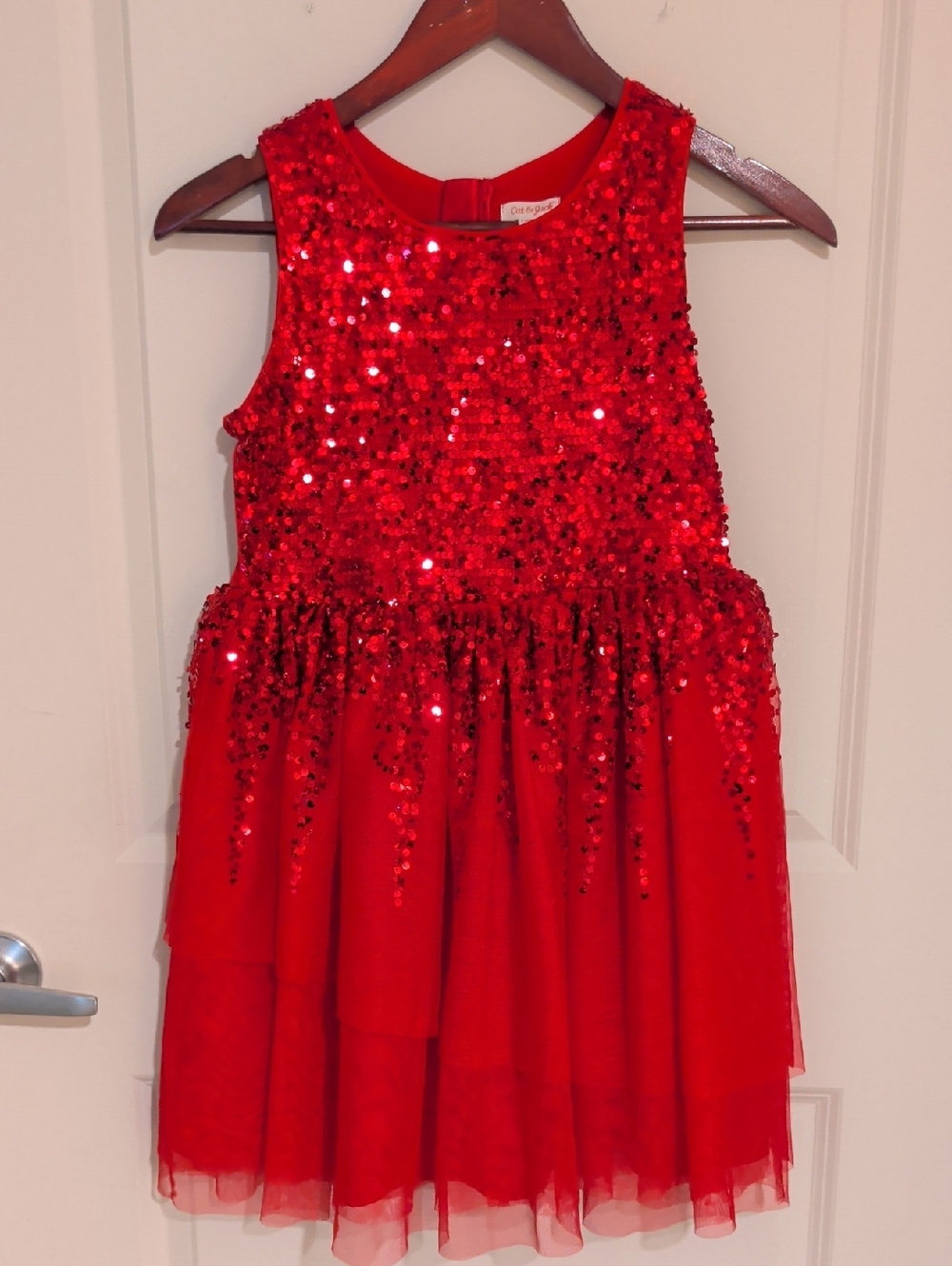 Cat & Jack Red Sequin Dress